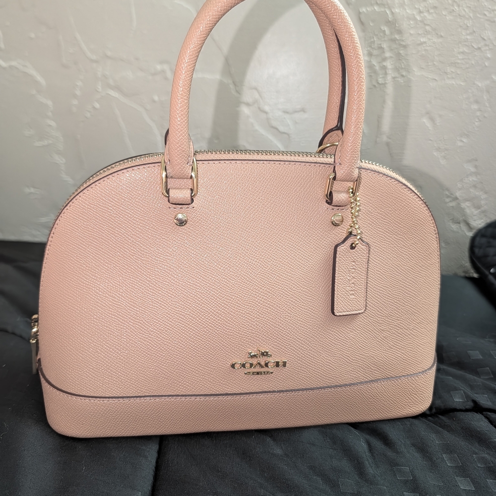 Coach Light Pink Leather Satchel